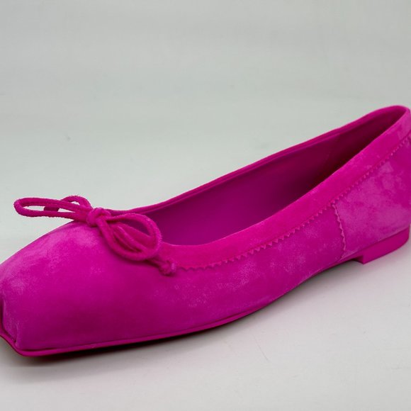 Christian Louboutin MAMADRAGUE Suede Ballerina Ballet Flat Shoes Bolerose - Picture 13 of 16